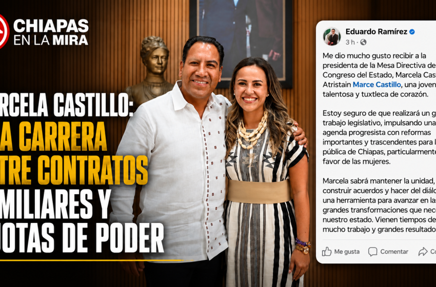  MARCELA CASTILLO: CONTRATOS FAMILIARES, PROMOCIÓN BAJO INVESTIGACIÓN Y AHORA EL CONGRESO EN SUS MANOS
