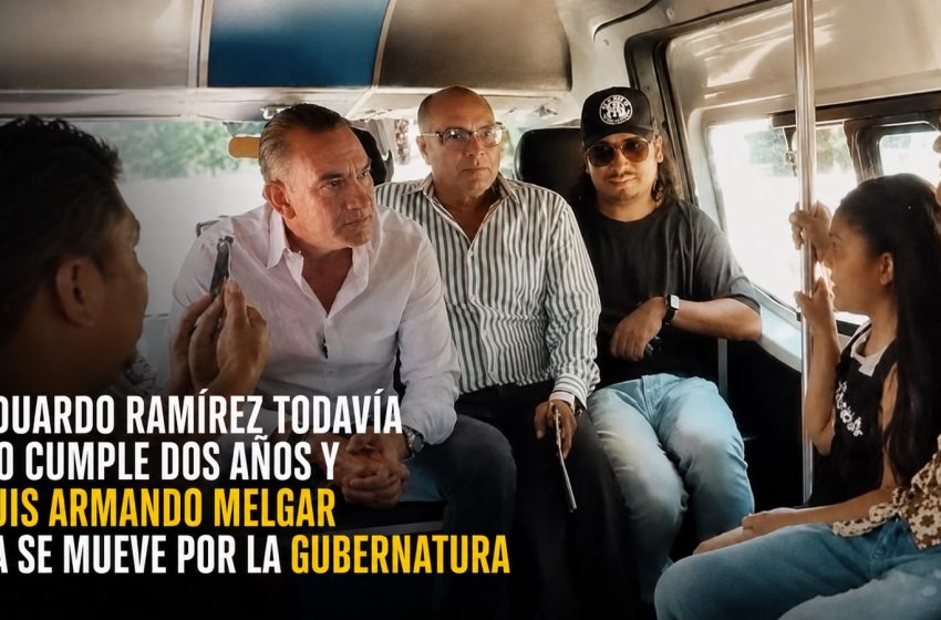  LUIS ARMANDO MELGAR: DEL COLECTIVO A LA GUBERNATURA; ¿YA COMENZÓ SU CAMPAÑA PARA 2030?
