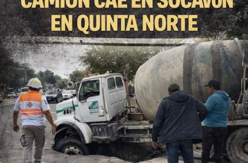  FALLAS URBANAS EN TUXTLA: SOCAVÓN PROVOCA ACCIDENTE EN LA COLONIA MAYA