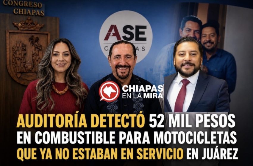  ÓSCAR SERRA CANTORAL, PRESIDENTE MUNICIPAL DE JUÁREZ: ¿QUIÉN RESPONDERÁ POR LOS 52 MIL PESOS EN GASOLINA PARA MOTOCICLETAS QUE YA NO ESTABAN EN SERVICIO?